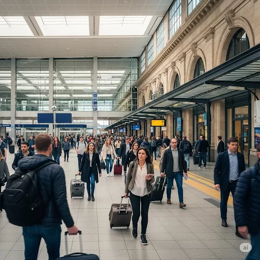 Cómo moverse entre aeropuertos y estaciones de tren sin complicaciones