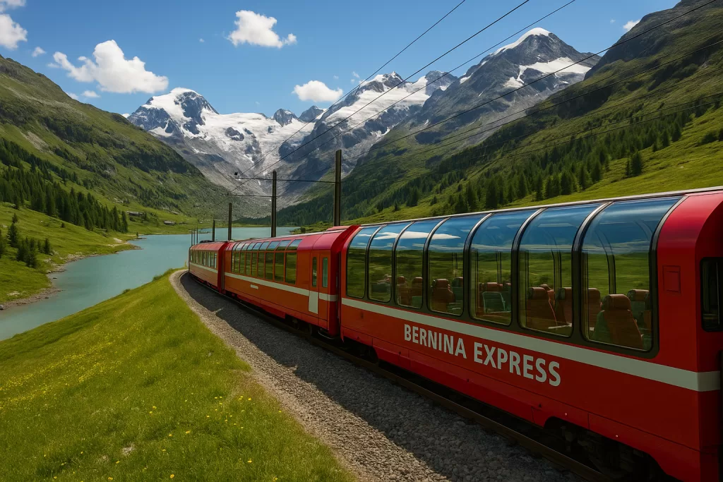 Los trenes panorámicos más hermosos de Suiza