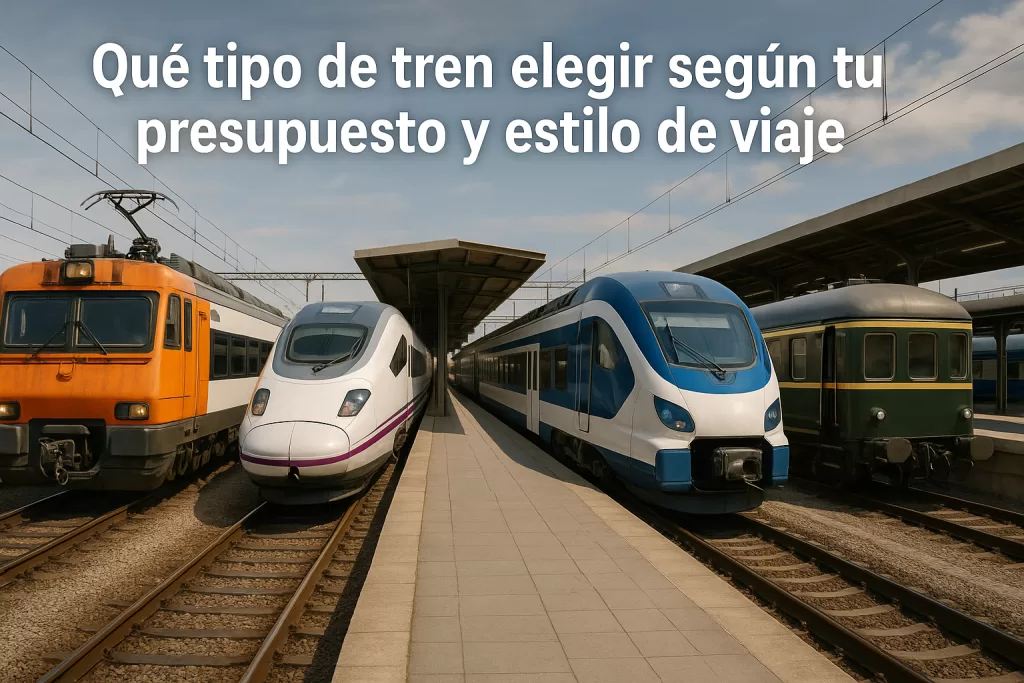 Qué tipo de tren elegir según tu presupuesto y estilo de viaje