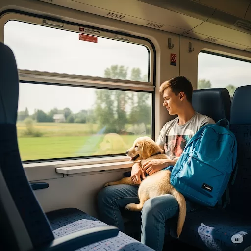 Viajar en tren con mascotas: lo que necesitas saber antes de subir al vagón