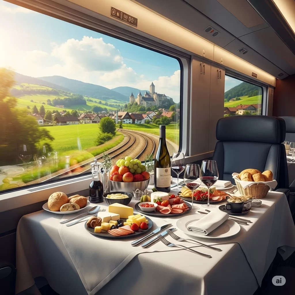Viajes en tren para foodies: rutas europeas con paradas gastronómicas